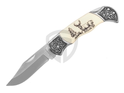 Zavírací kapesní nůž Albainox 10934 - jelen