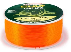 Climax silon CULT Carpline Fluo 8,3kg, 0,30mm oranžový