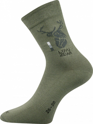 ponožky Lassy 29-31 (43-46), 1 pár, JELEN