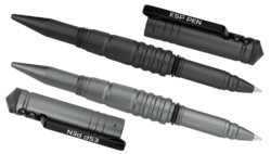 Kubotan -Taktické pero ESP s rozbíječem skel - KBT-03 - černé