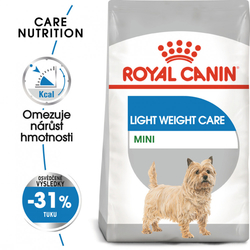 Mini Light Weight Care dietní granule pro psy 1kg