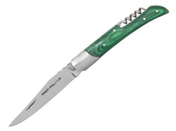Nůž Pradel Evolution - zelený, vývrtka