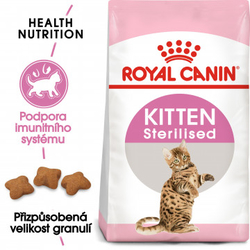 Kitten Sterilised granule pro kastrovaná koťata Royal Canin 400g 