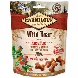 CARNILOVE Dog Crunchy Snack Wild Boar with Rosehips with fresh meat (200g)