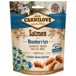 CARNILOVE Dog Crunchy Snack Salmon with Blueberries with fresh meat (200g)