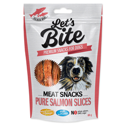 BRIT Let´s Bite Meat Snacks Pure Salmon Slices (80g)