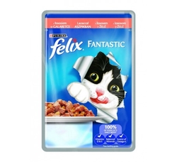 Felix Fantastic kapsička s lososem v želé 100g