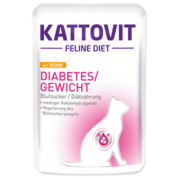 Kapsička KATTOVIT Diabetes kuře (85g)