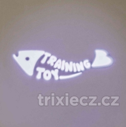 LED ukazatel s motivem ryby - laserový paprsek