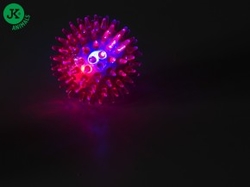 LED TPR míček s bodlinami 2 ks, odolná (gumová) hračka z termoplastické pryže