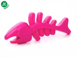 TPR - Růžová rybí kost, odolná (gumová) hračka z termoplastické pryže