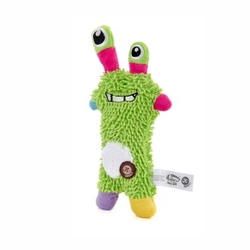 Monster mop zelený, plyšová pískací hračka 29cm JK Animals
