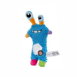 Monster mop modrý, plyšová pískací hračka 29cm JK Animals