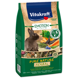 Krmivo Emotion herbal králík 600g