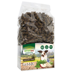 Krmivo NATURE LAND Complete pro králíky a zakrslé králíky MONO (900g)