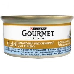 Gourmet Gold KK 85g moř.ryby v om. se špen., duš. a gril. kousky v omáčce