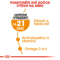 Hair and Skin Care granule pro kočky pro zdravou srst Royal Canin 400g 