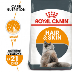 Hair and Skin Care granule pro kočky pro zdravou srst Royal Canin 400g 