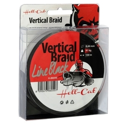 HELL-CAT SPLÉTANÁ ŠŇŮRA BRAID LINE VERTICAL BLACK 0.37MM, 33KG, 150M