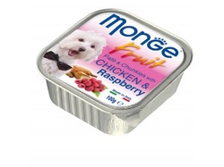 MONGE FRUIT Dog Kuře s malinou 100g