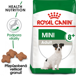 Mini Adult 8+ granule pro stárnoucí malé psy Royal Canin 800gr 