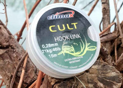 Návazcová šňůra na montáž CULT Hook Link 15m, 0,20mm CLIMAX