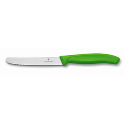 Nůž na rajčata zelený 11cm vlnka VICTORINOX