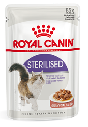 Royal Canin Sterilised Gravy kapsička pro kastrované kočky ve šťávě 85g