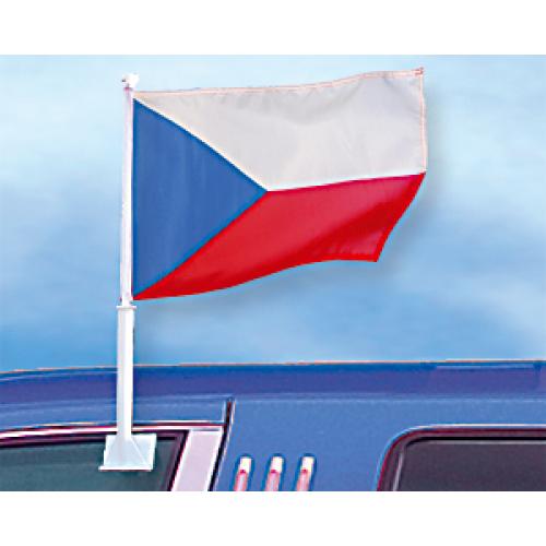 Vlajka na auto Česká republika