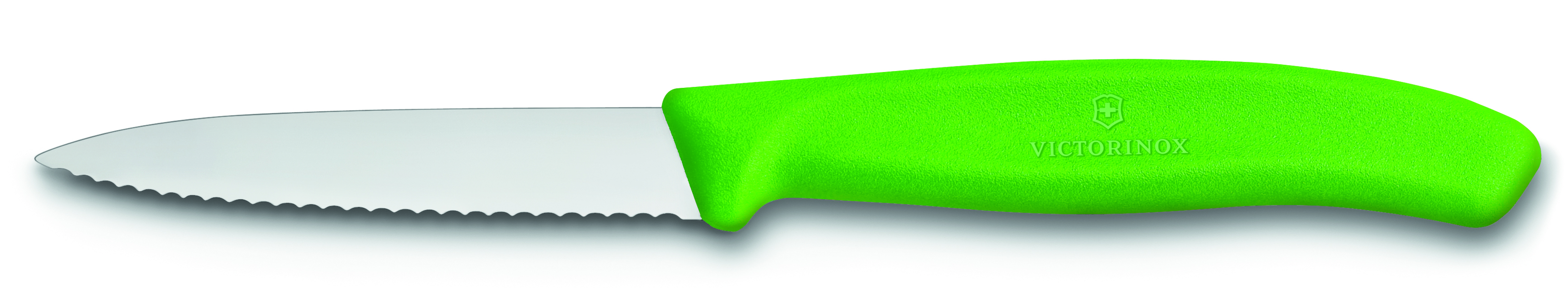 Nůž kuchyňský zelený vlnka 8cm VICTORINOX